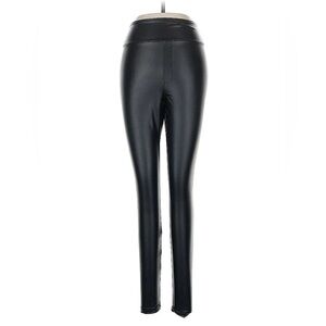 Aerie Black Faux Leather Leggings